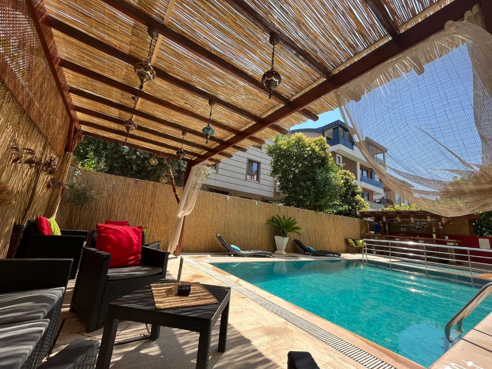 Beyaz Melek Apart Hotel Antalya Exterior foto